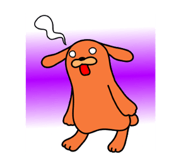 Soft movement of the rabbit 3 sticker #12576357