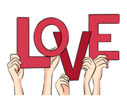 Signs of Love 3 sticker #12576922