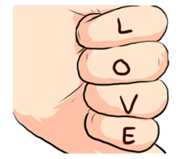 Signs of Love 3 sticker #12576931