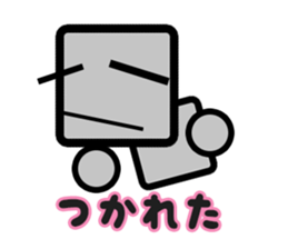 Daily life of a pretty robot sticker #12577105