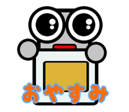 Daily life of a pretty robot sticker #12577110