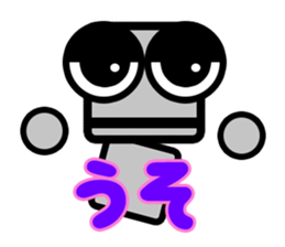 Daily life of a pretty robot sticker #12577120