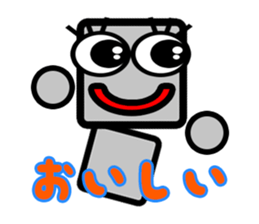 Daily life of a pretty robot sticker #12577128