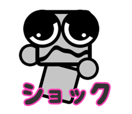 Daily life of a pretty robot sticker #12577140