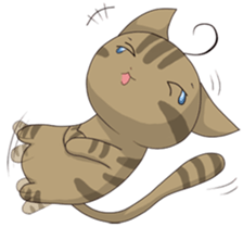 Pi dou cat sticker #12577262