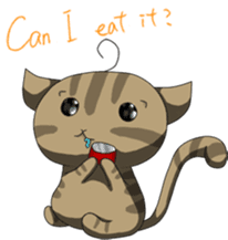 Pi dou cat sticker #12577264