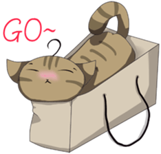 Pi dou cat sticker #12577271