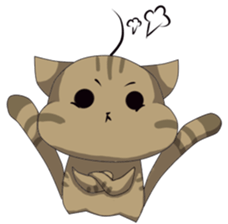 Pi dou cat sticker #12577272