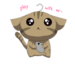 Pi dou cat sticker #12577279