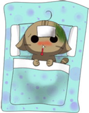 Pi dou cat sticker #12577280