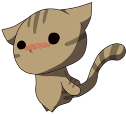 Pi dou cat sticker #12577281