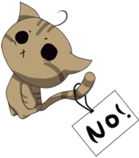 Pi dou cat sticker #12577285