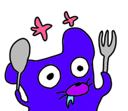 talkative animal 4 sticker #12577990