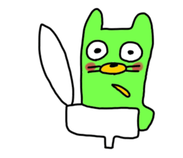 talkative animal 4 sticker #12578020