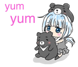 Diwanee, Kukumay &Taiwanese food friends sticker #12578117