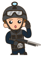 Carlos the SWAT sticker #12578895