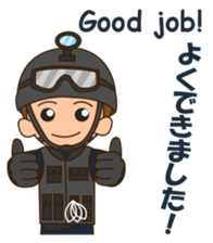 Carlos the SWAT sticker #12578898