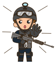 Carlos the SWAT sticker #12578899