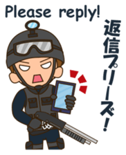 Carlos the SWAT sticker #12578916