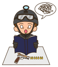 Carlos the SWAT sticker #12578922