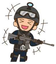Carlos the SWAT sticker #12578924