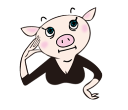Mme.Pig sticker #12579173