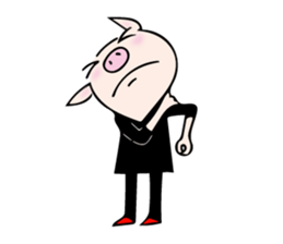 Mme.Pig sticker #12579176
