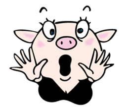 Mme.Pig sticker #12579180