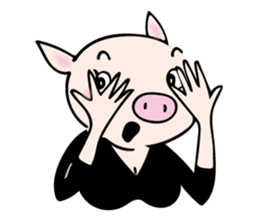 Mme.Pig sticker #12579184