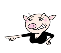 Mme.Pig sticker #12579189