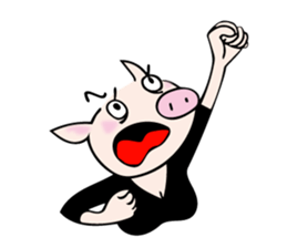 Mme.Pig sticker #12579190