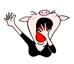 Mme.Pig sticker #12579192