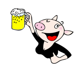 Mme.Pig sticker #12579205