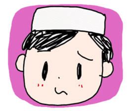 bee Muslim Boy sticker #12579270