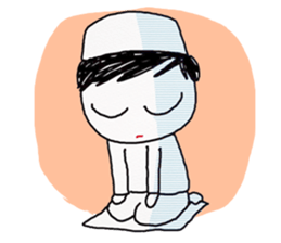 bee Muslim Boy sticker #12579277