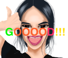 HELLO GORGEOUS! sticker #12580887