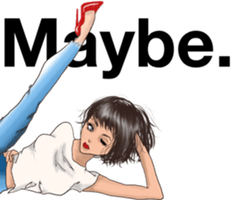 HELLO GORGEOUS! sticker #12580900