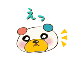 iroiro Sticker(Daifuku Bear & Hiyoko) sticker #12581153