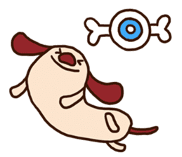 The carefree dog (business) sticker #12581519