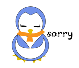 Blankly penguin sticker #12582045