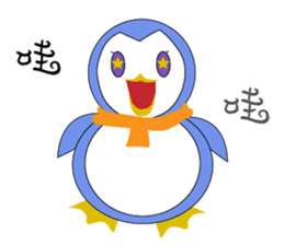 Blankly penguin sticker #12582051