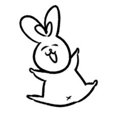 Happy rabbits sticker #12582270
