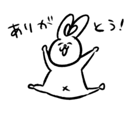 Happy rabbits sticker #12582271