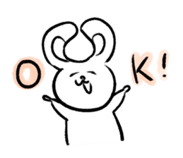 Happy rabbits sticker #12582272