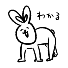 Happy rabbits sticker #12582276