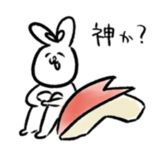 Happy rabbits sticker #12582280