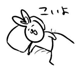 Happy rabbits sticker #12582283