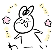 Happy rabbits sticker #12582287