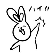 Happy rabbits sticker #12582295