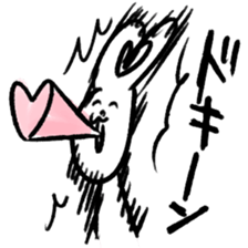 Happy rabbits sticker #12582299